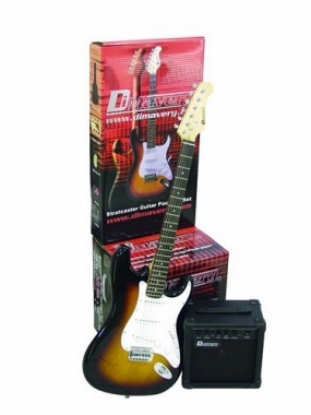 Dimavery electric guitar package